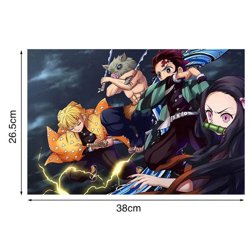 Новая аниме головоломка демон Slayer Kimetsu No Yaiba игрушка 300 штук мультфильм взрослые