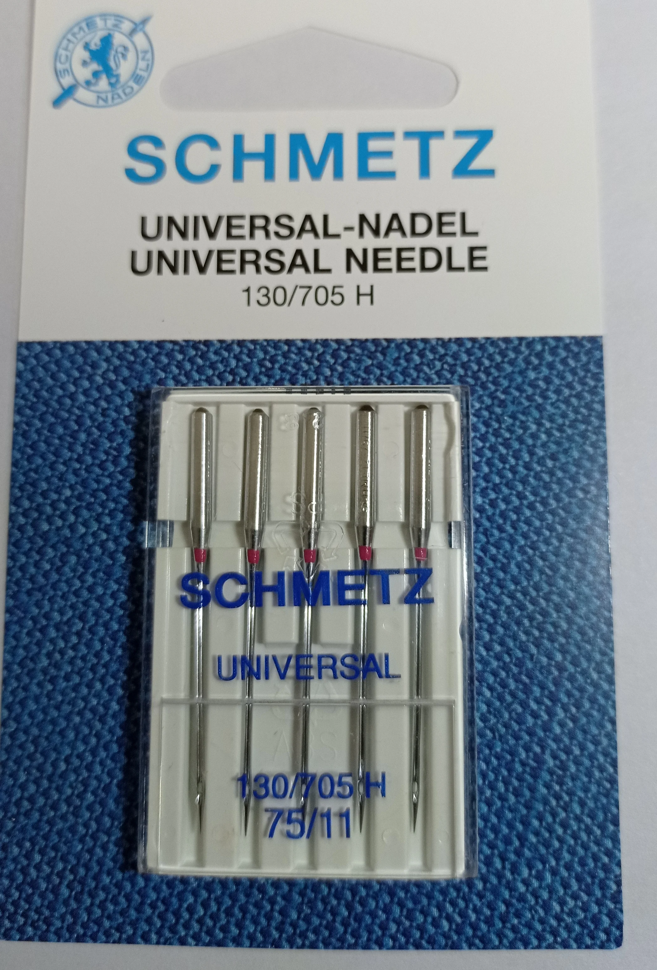 Sewing Machine Needles 5pcs SCHMETZ UNIVERSAL HA x 1 130/705H 15x1 Size #9 #11 #12 #14 #16 #18 For Singer Juki Brother Bernina Pfaff Janome