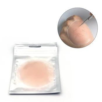 

Cosmetic Durable Reusable Eyelash Pad Easy Clean Safe Portable Smooth Round Pallet Home Soft Silicone Graft Tool Professional