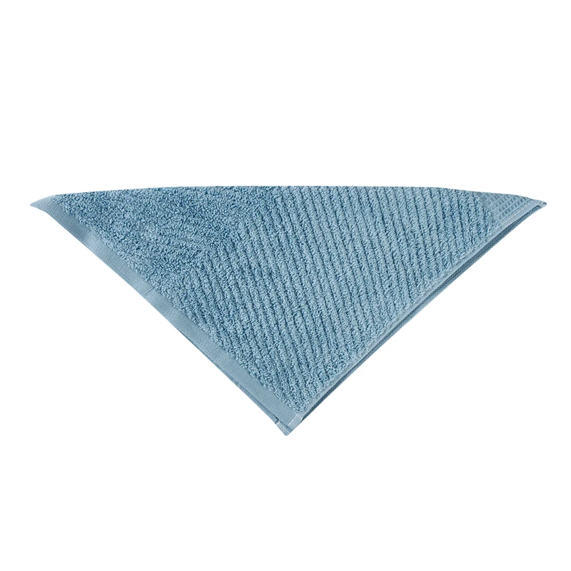 1PC Cotton Stripe Square Towel Water Absorption And Quick Drying Solid Color Towel 34*34cm Combed Cotton Small Towel