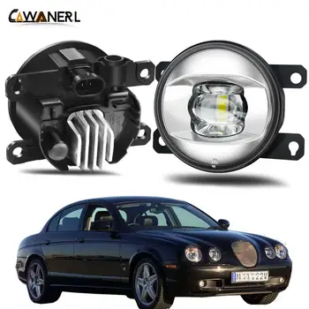

Fog Light Assembly H11 Car Front Bumper LED Lens Fog Lamp DRL 30W 8000LM 12V Styling For Jaguar S-Type (CCX) Saloon 1999-2007