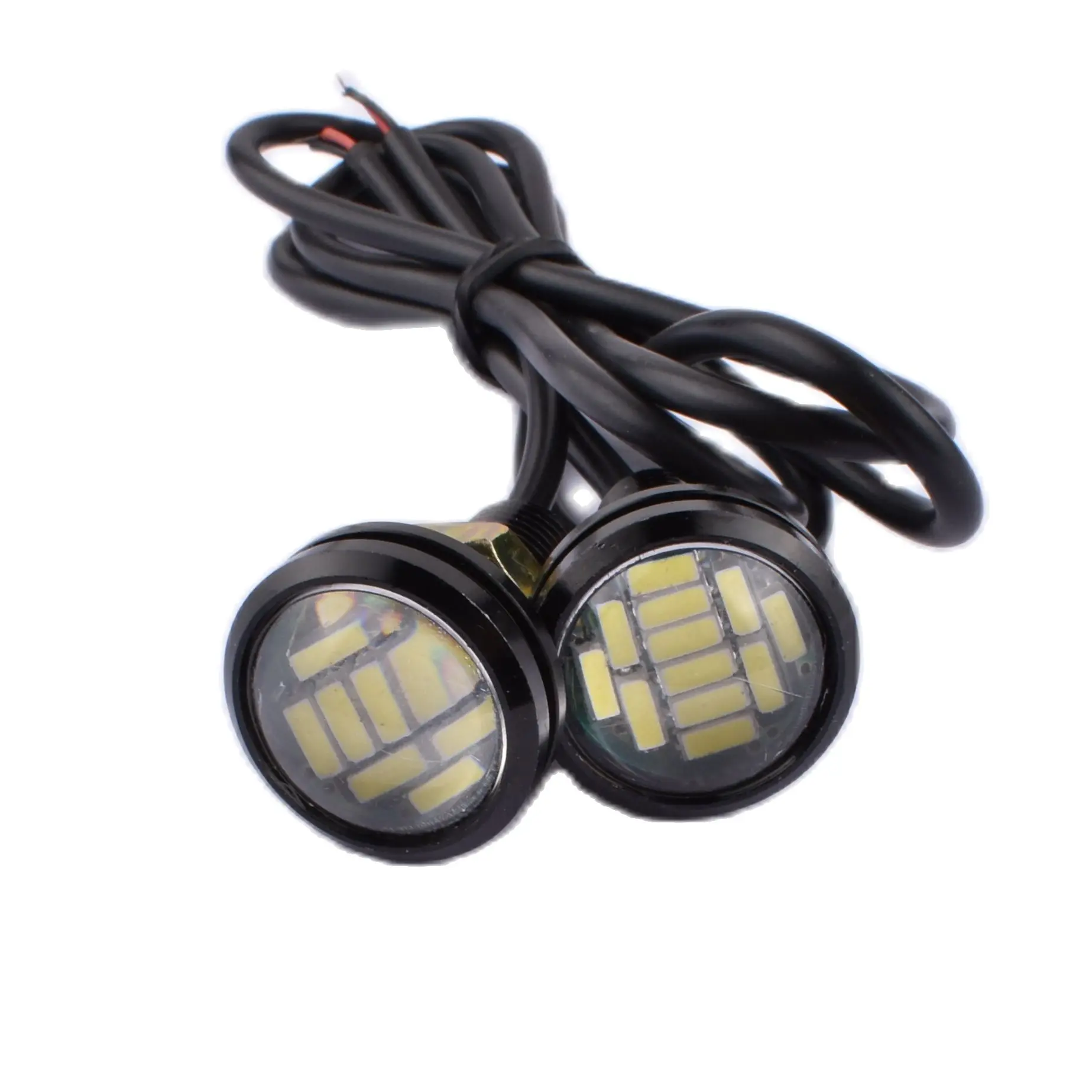Rc Boat Led 12w Lamp High Power Led Light 12v Eagle Eye Convex Lens Led Lighting Ultra-thin Metal Seat Water-proof Led Lamp