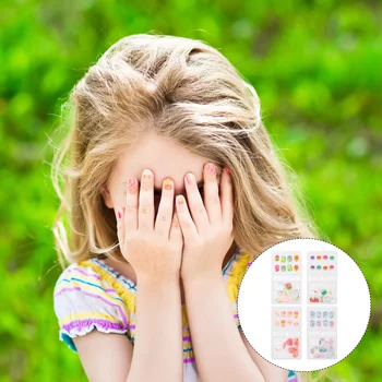 

96pcs Exquisite Pretty Lovely Stylish Detachable Fake Nails DIY Manicure Supplies Nails Decor Girl False Nail