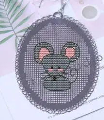 xx NEW 25kinds Craft Stich Cross Stitch Bookmark Nests Plastic Fabric Needlework Embroidery Crafts Counted Cross-Stitching Kit - Цвет: 788