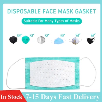 

20/50/100 pcs PM2.5 Mask Filter Pads Disposable Mask Gasket Replacement Filtering Pad Mouth Face Skin Friendly Pad