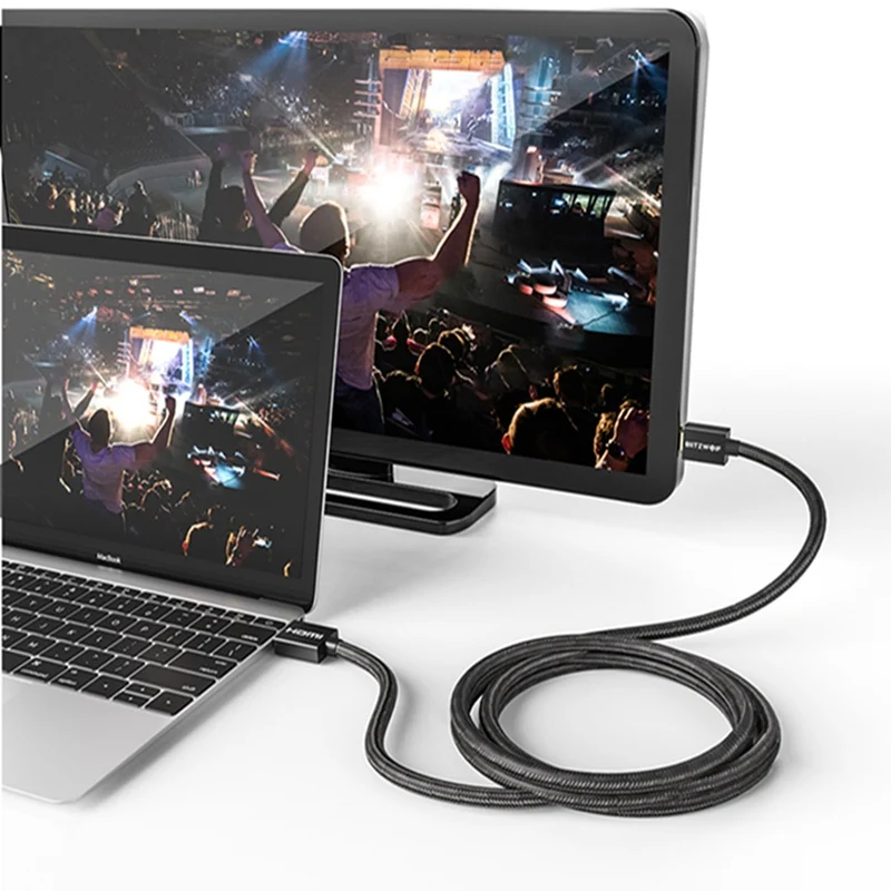 BlitzWolf BW-HDC1 HDMI кабель видео кабели Позолоченные высокой четкости 4 к 60 Гц HD 3D кабель для HD ТВ сплиттер коммутатор для ПК ТВ