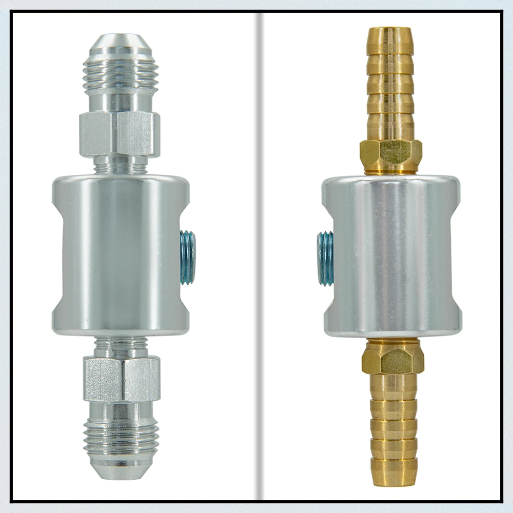 Adattatore Pressione Carburante 5/16 Barb Nero - Raccordo In Alluminio Per Manometro, 6.5x2.1cm - Foto 11