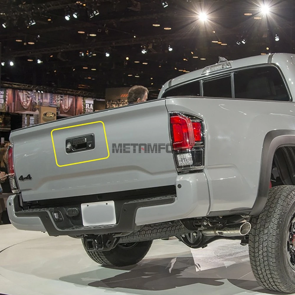 Для Toyota Tacoma- хромированная Задняя ручка багажника дверная ручка Чаша Крышка отделка внешние аксессуары для автомобиля Стайлинг