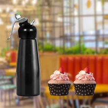 Алюминиевое устройство для вспенивания крема, пистолет с цветами, пистолет для вспенивания крема 500 мл, пистолет для вспенивания крема, пена для свежего молока, кухонные Кондитерские принадлежности