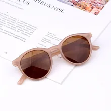 

Children Round Metal Hinge Sunlgasses for Boys Girl Vintage Oversized Toddler Baby Sun Glasses Infant Gafas De Sol Uv Protect
