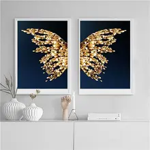 

GATYZTORY Paint By Number Golden Wing Drawing On Canvas Gift DIY Pictures By Numbers Scenery Kits Hand Painted Painting Art Home