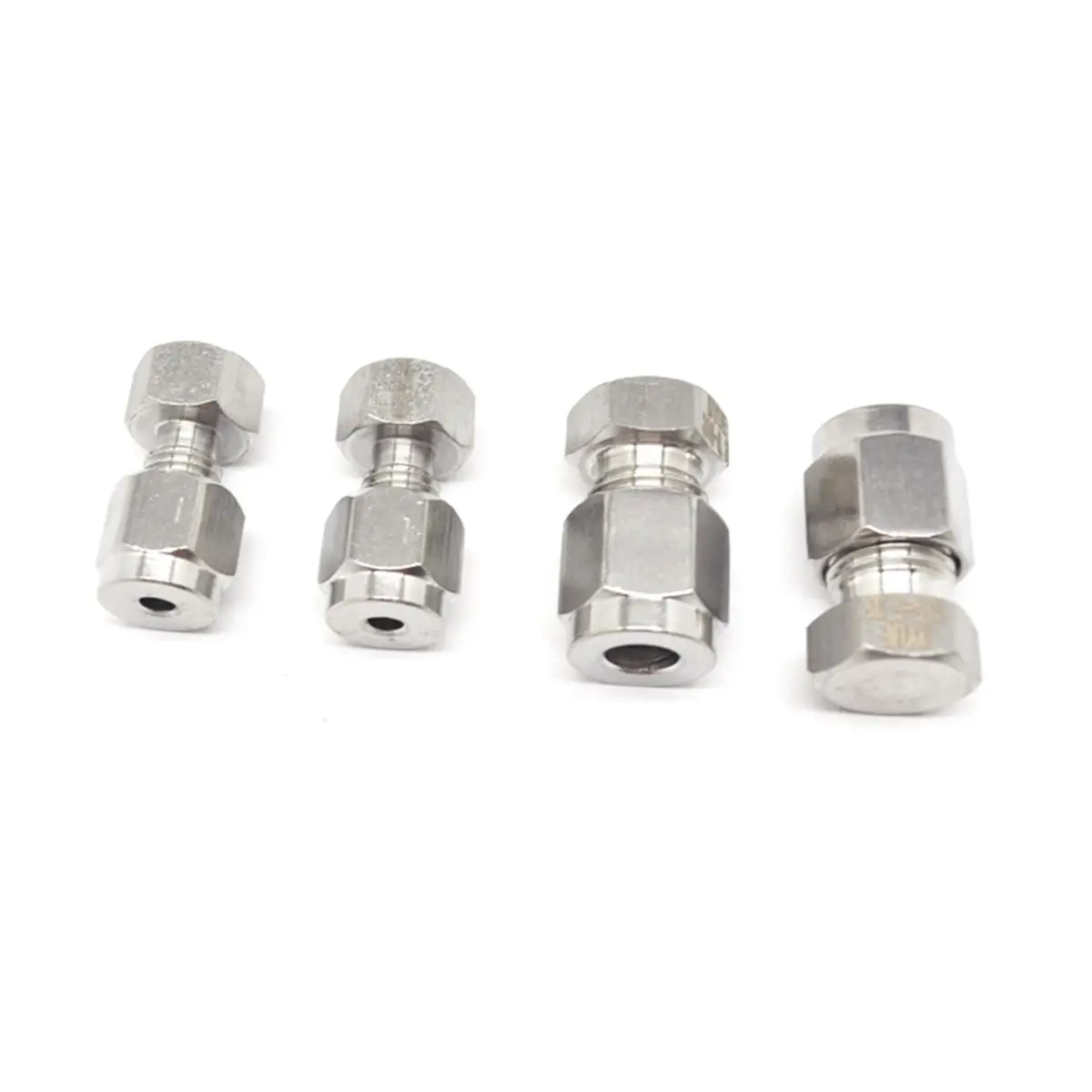 Fit Tube OD 3-25mm 1/8&quot 1/4&quot 3/8&quot 1/2&quot 1&quot 304 Stainless Steel End Cap Pipe Plug Ferrule Pneumatic Air Compression Connector |
