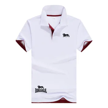 

High Quality Tops&Tees Men's Polo shirts Business men brands Polo Shirts Turn-down collar mens polo shirt