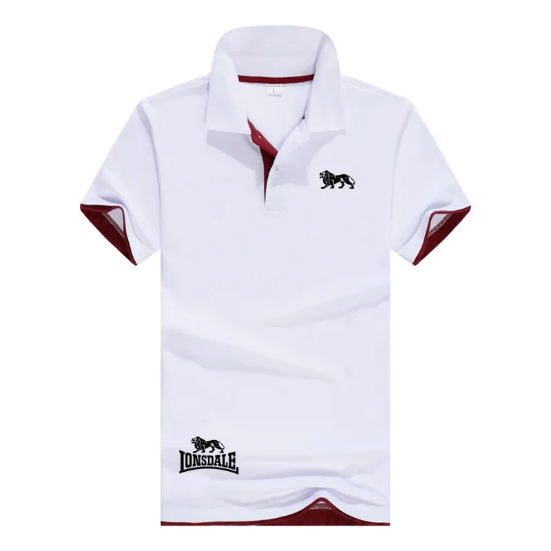 Высокое качество Tops & Tees Для мужчин поло из чистого полиэстера футболки Бизнес