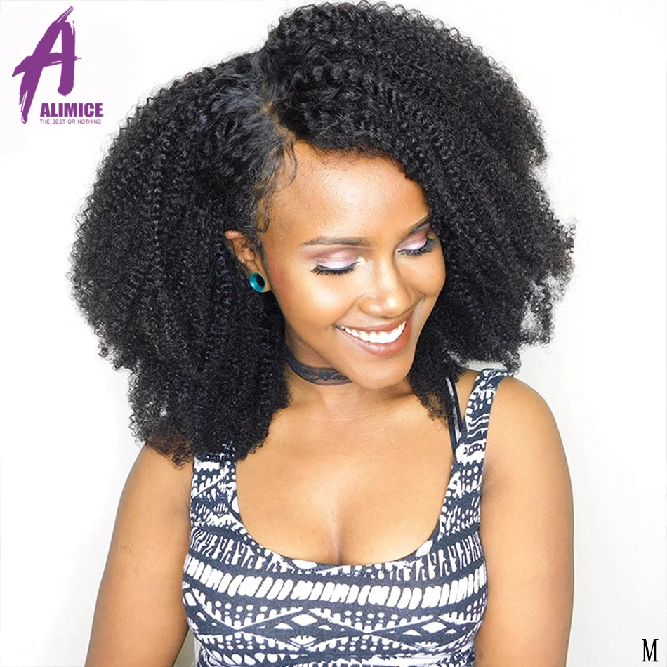 Индийские афро кудрявые пряди 4B 4C натуральные кудрявые пучки волос 3 пряди, прямые волосы remy для наращивания 8-30 дюймов