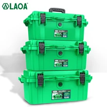 

LAOA 15, 17, 19 Inch Thickened Waterproof Tool Box Multi Portable Storage Box Strong Capacity