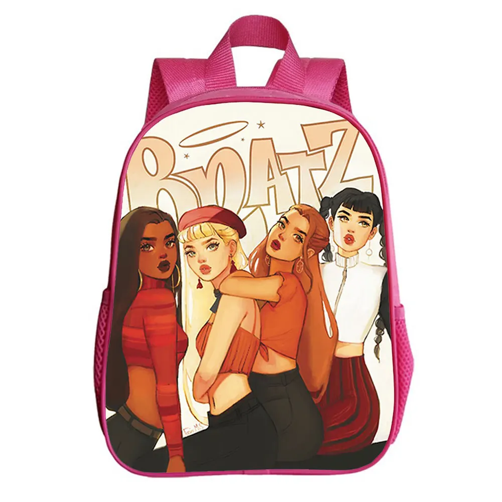 Bratz Backpack Children Funny Mini Cartoon Kindergarten Rucksack Baby Boys Girls Kids Anime Knapsack Mochila 12 Inches