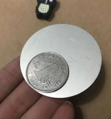 Round galvanized sheet iron sheet non-magnetic ultra-thin sheet iron magnet diameter 50mm*0.3mm