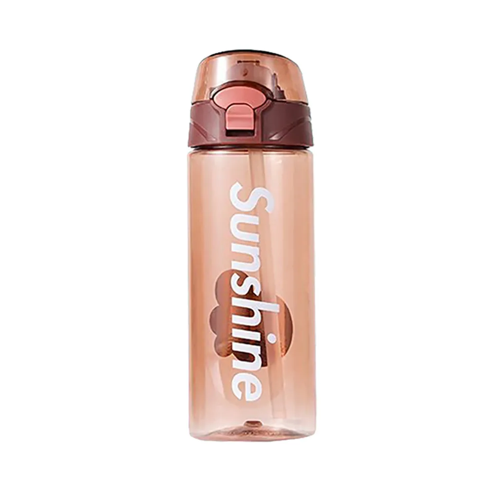 Flip Led Straw Water Drink Bottle Sport Hydration Cycling Hiking Camping gift cups for hand cups student sippy cups A1