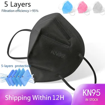 

In stock KN95 Masks Filter Breathable Dust Mouth PM2.5 Face Mask Personal Protective Health Care Mask for Face Fast Shipping