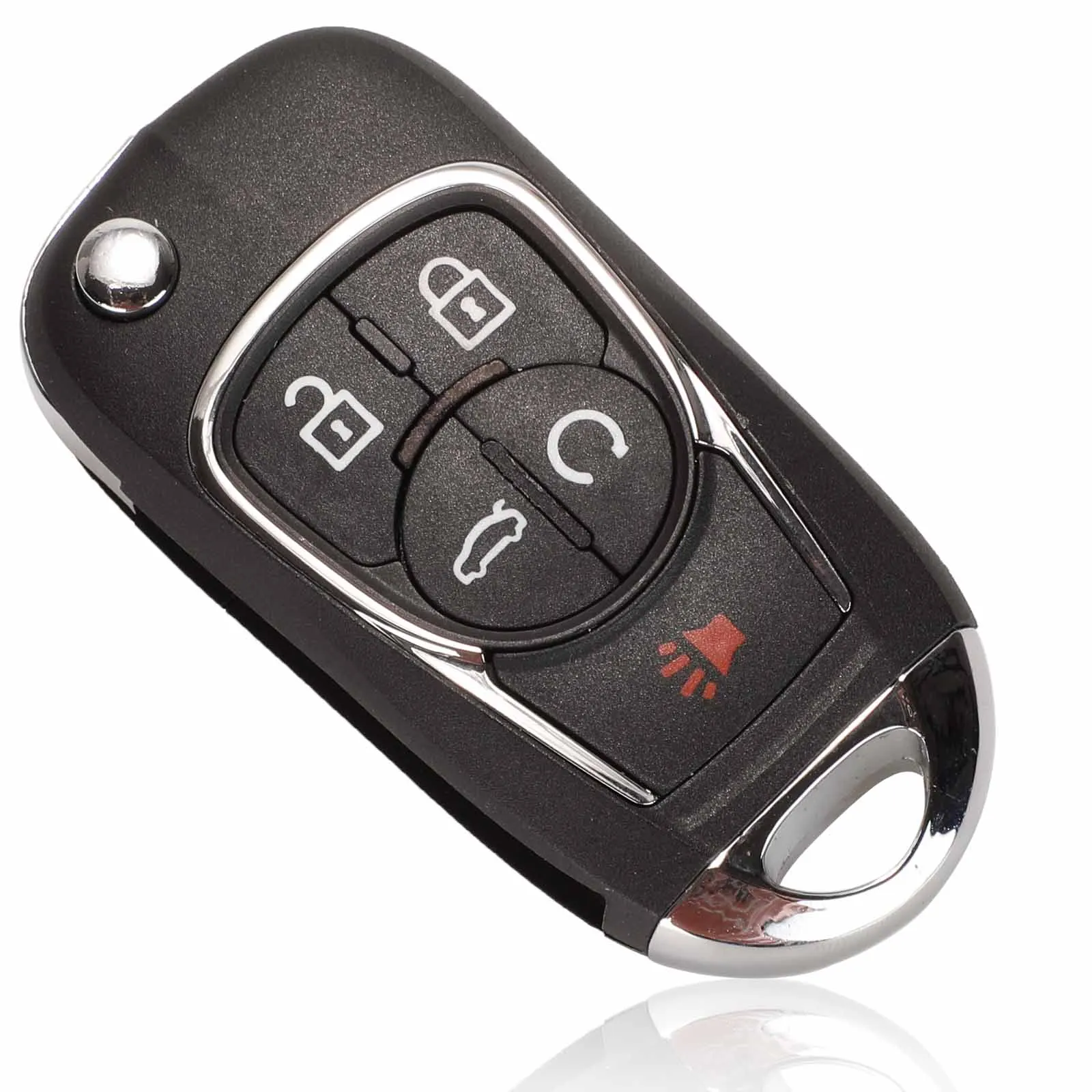 Jingyuqin 10 шт. для Chevrolet Cruze Buick Королевский бис Лакросс GL8 OPEL Insignia Astra J Zafira C чехол для дистанционного ключа автомобиля логотип - Цвет: 5b