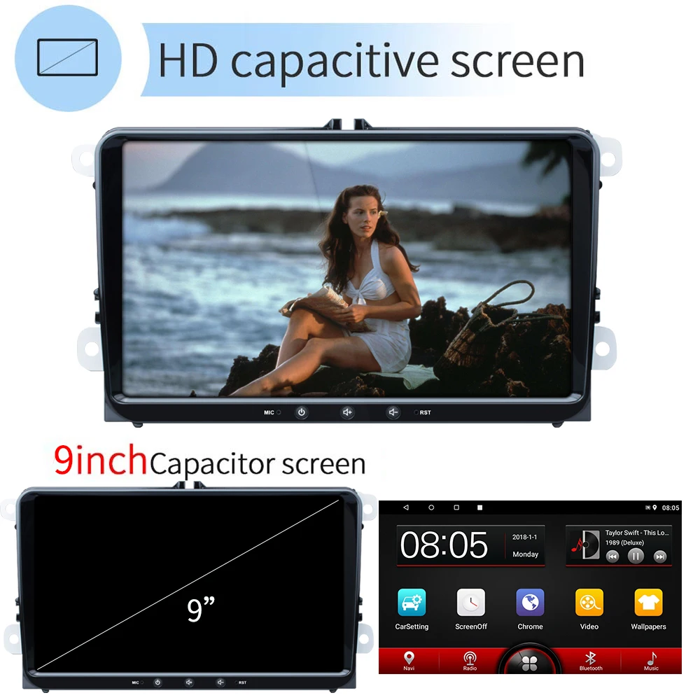 AMPrime Android 7,1 автомобильный мультимедийный плеер 9 ''радио 2 din android Авторадио четырехъядерный gps wifi FM Mirrorlink Для VW радио Coche AMPrime Android 7,1 автомобильный мультимедийный плеер 9 ''радио 2 din android Авторадио четырехъядерный gps wifi FM Mirrorlink Для VW радио Coche
