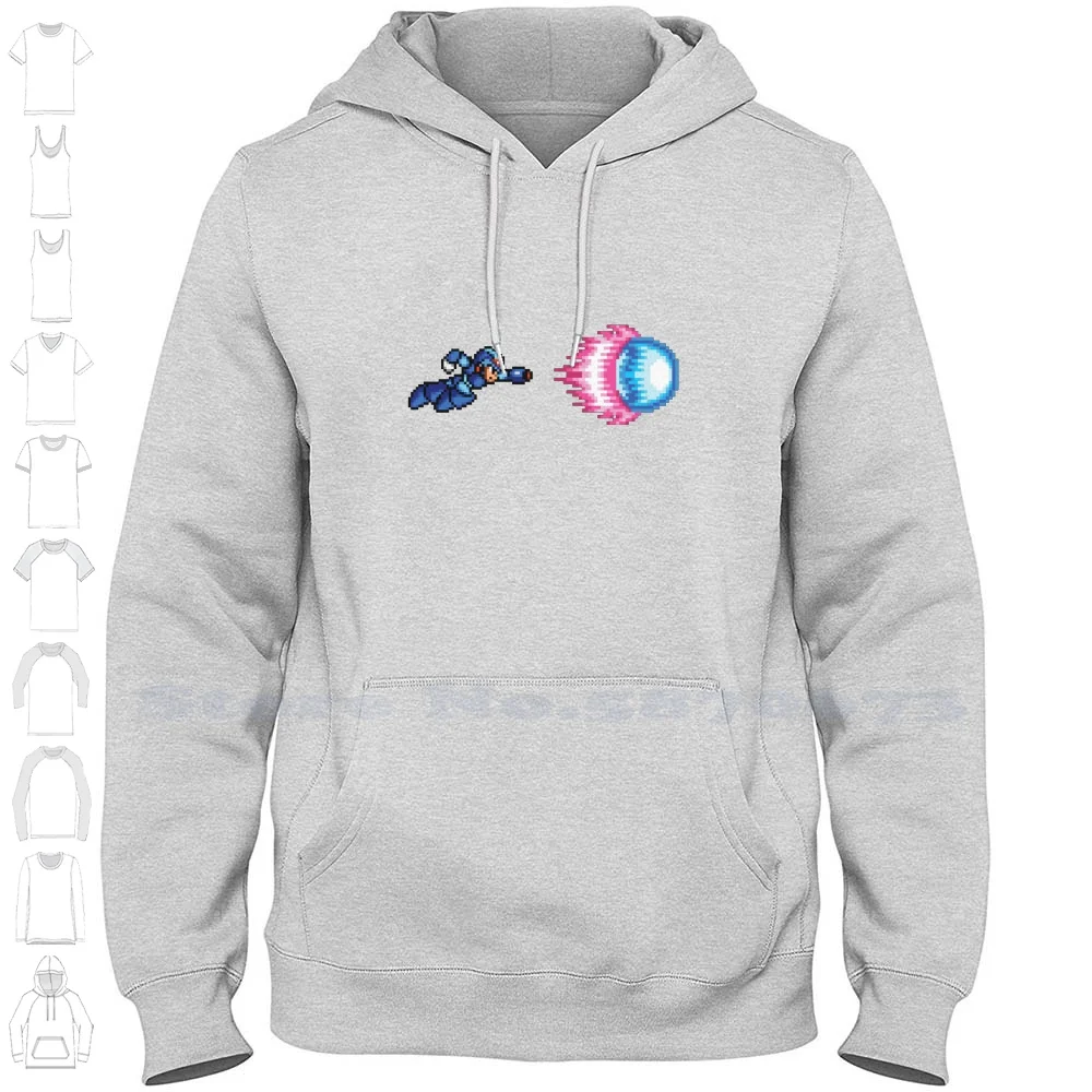 Dash Shot-Mega Man X Felpe Con Cappuccio Felpa Per Uomo Donna Mega Man Mega Man X Snes Super Videogiochi Videogiochi Giochi Gioco