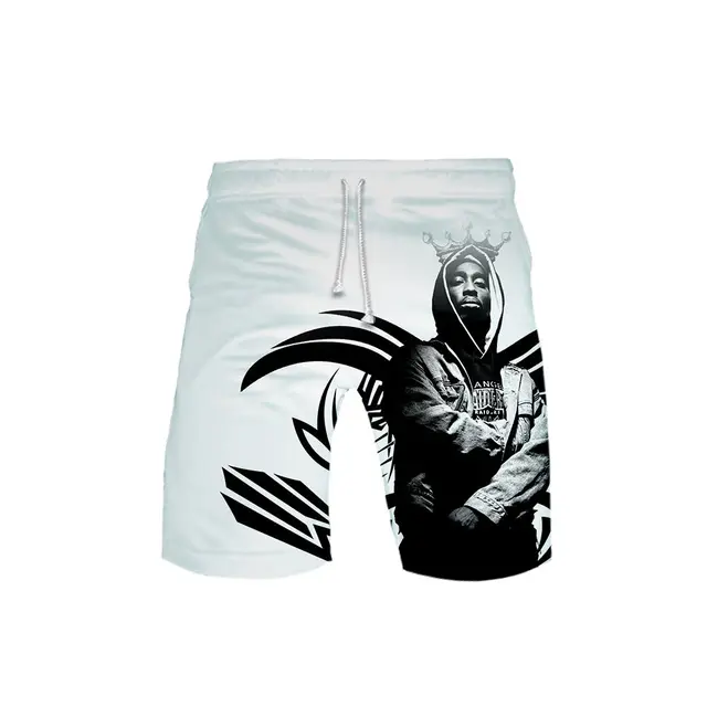 2Pac Shorts 3D Clothing Basketball 
