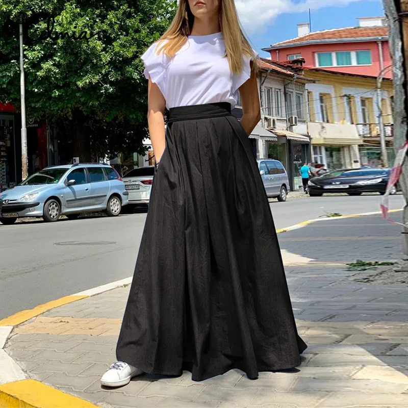 Elastic long skirt Clearance