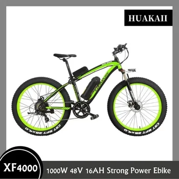 

Strong Power Electric Bike LANKELEISI 26 Inch Fat Tire 1000W 48V 16ah Battery Travel Mountain Bicycle Variable Speed E-bike
