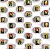 20/ 50pcs Wholesale Mix lot Bob Marley Ring Men's Punk Rocker Silver Plated Alloy Ring Male Party Jewelry Man Gift 3