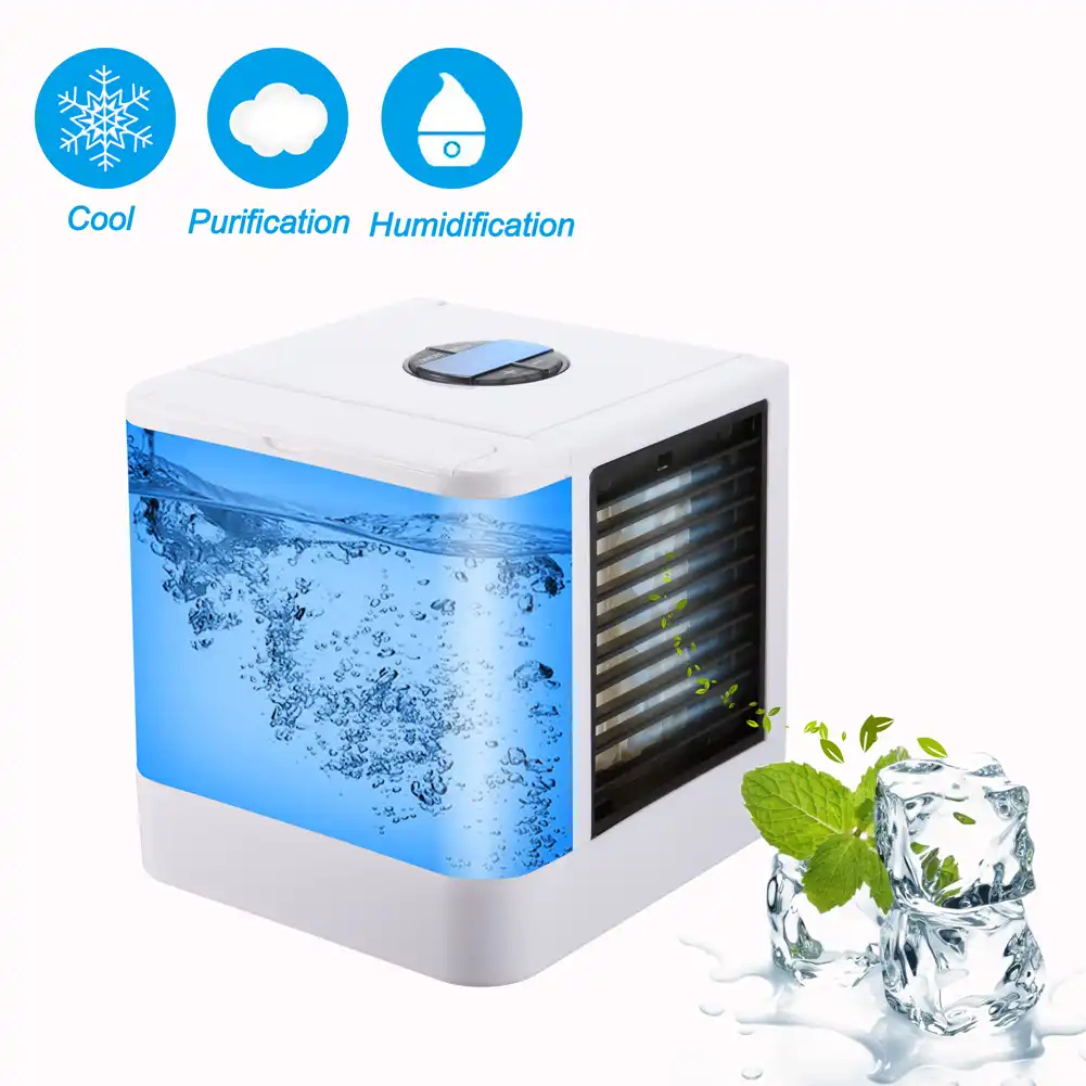 usb mini portable air conditioner humidifier purifier
