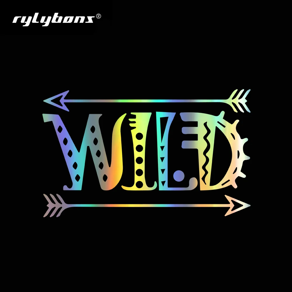Rylybons креативные автомобильные наклейки с надписью Wild и наклейка Стайлинг