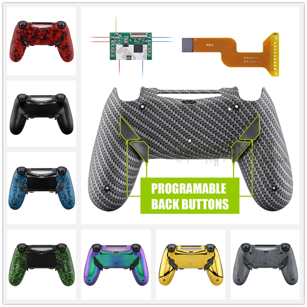 ゲーム用のプログラム可能な再マップキット Apple 4 Slim Proコントローラー用に設定 バックシェルと4つのボタン付き Jdm 040 050 055 Cases Aliexpress