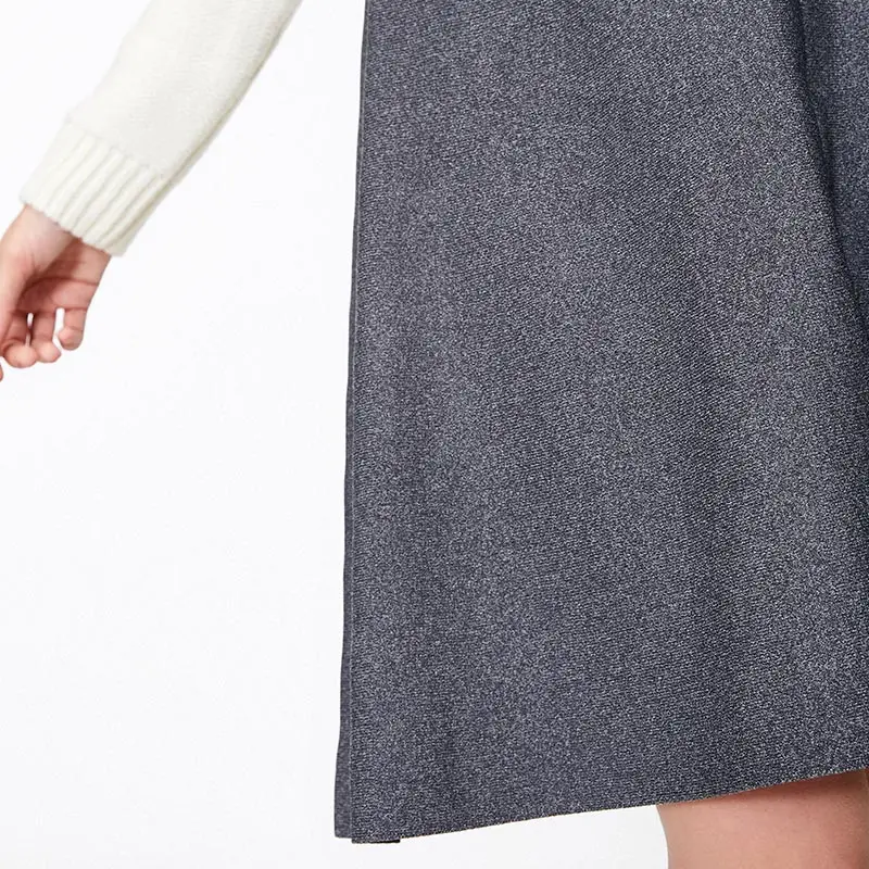 Vero Moda женская OL Стиль Молния Летающая Сплит А-юбка с подкладом | 31831J505