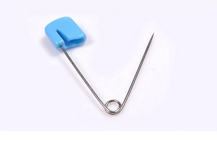 Manufacturers Direct Selling Children Small Anti-Resilient Stainless Steel Pin Infant Candy-Colored Aiaper Safety Pin