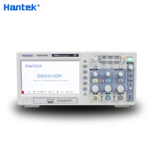 Hantek dso5102p usb osciloscópio de armazenamento digital 2 canais 100mhz 1gsa/s com 7 Polegada display a cores osciloscópios handheld