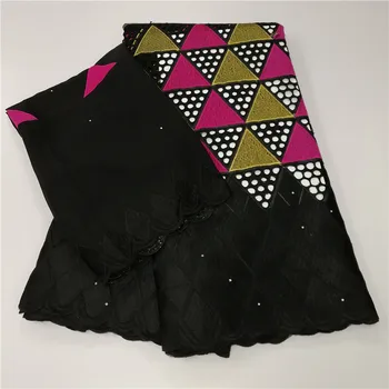 

5+2 Swiss lace fabric 2019 heavy beaded embroidery African lace fabrics 100% cotton fabric Swiss voile lace in Switzerland 9L126