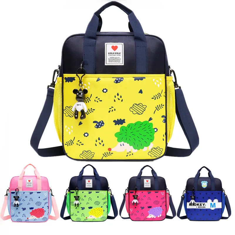 

2019 New Style Young STUDENT'S Makeup Missed Lessons Bag Fashion Contrast Color Men And Women Children bu xi dai Multi-functiona