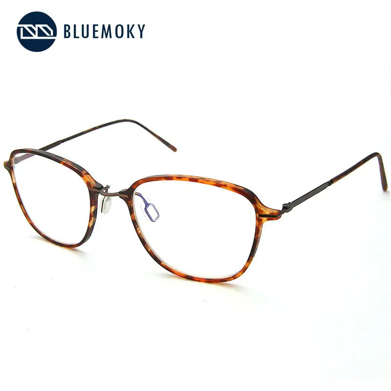 BLUEMOKY, оптические очки по рецепту, прозрачные очки для мужчин, оправа для близорукости, дальнозоркости, оправа для очков, квадратная прозрачная Оправа очков