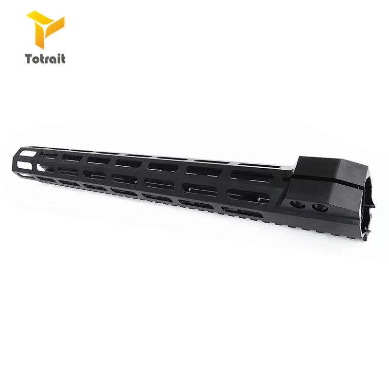 TOtrait tactical AR15 M4 Mlok 7/9/10/12/13,5/15/17/19/inch тонкий свободный поплавок Handguard прицел крепление со стальной гайкой черный