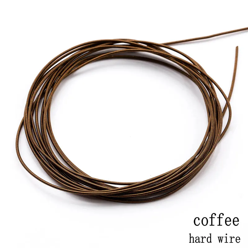 hard wire-coffee 10 г/лот аксессуары для ювелирных изделий вышивка значок коврик, жесткая старая работа вышивка, французский слиток проволока, медная проволока, ручной работы аксессуары - Цвет: hard wire-coffee