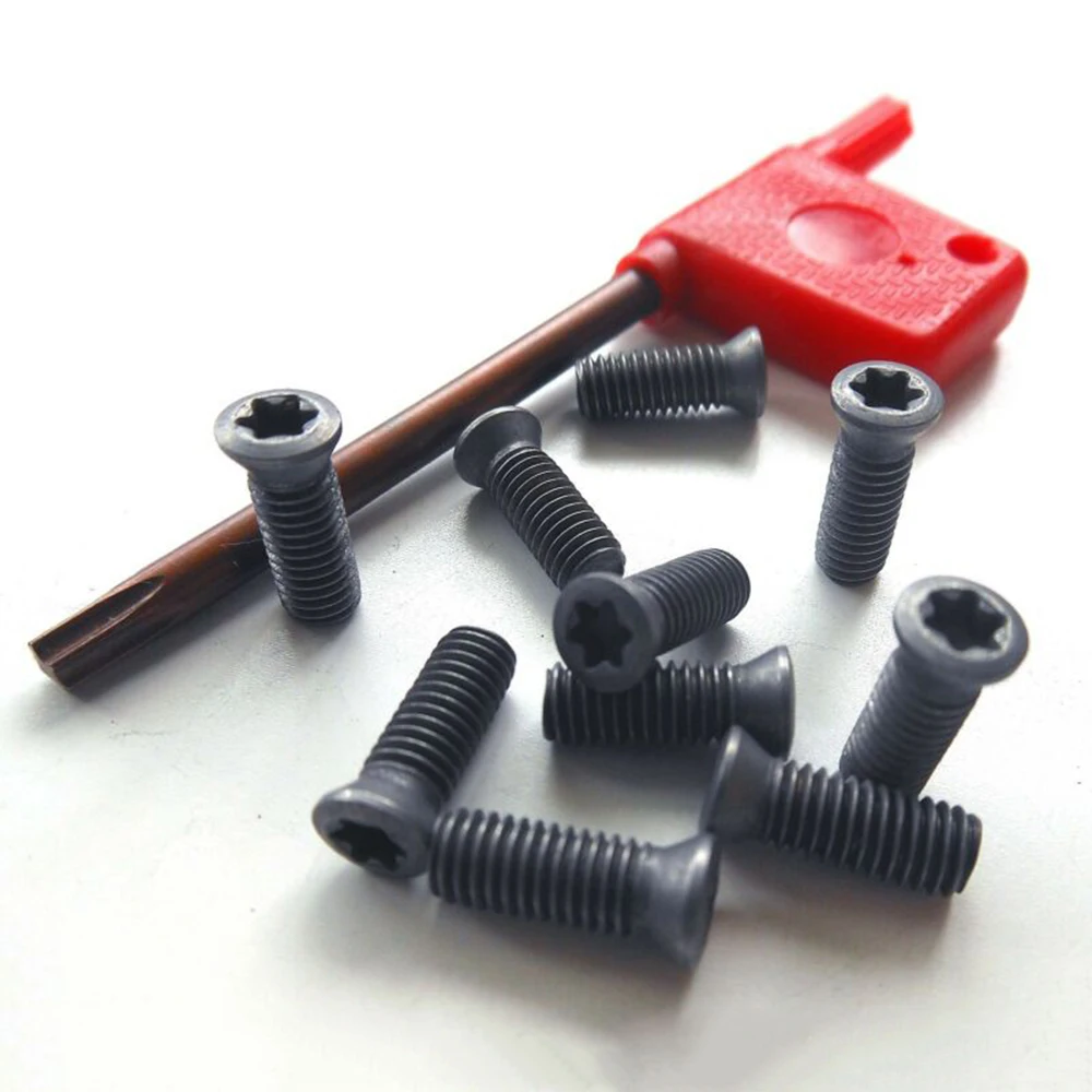 20 шт. вставной винт torx M2-M5 флаг гаечный ключ внутренние аксессуары для карбидная вставка для токарного станка инструмент Отвертка винты