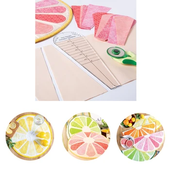

Sew Simple Dresden Ruler Template Create a variety of Dresden Plate sizes and styles