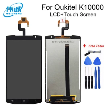 

WEICHENG Top Quality Replacement For 5.5 Inch Oukitel K10000 LCD Display and Touch Screen Digitizer Assembly +Free Tools