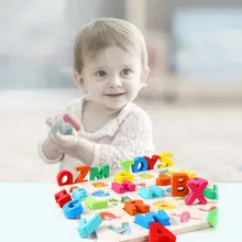 Деревянные пазлы Алфавит количество паззлы малыш цифровое изучение букв доска игрушки набор для мальчиков девочек малышей
