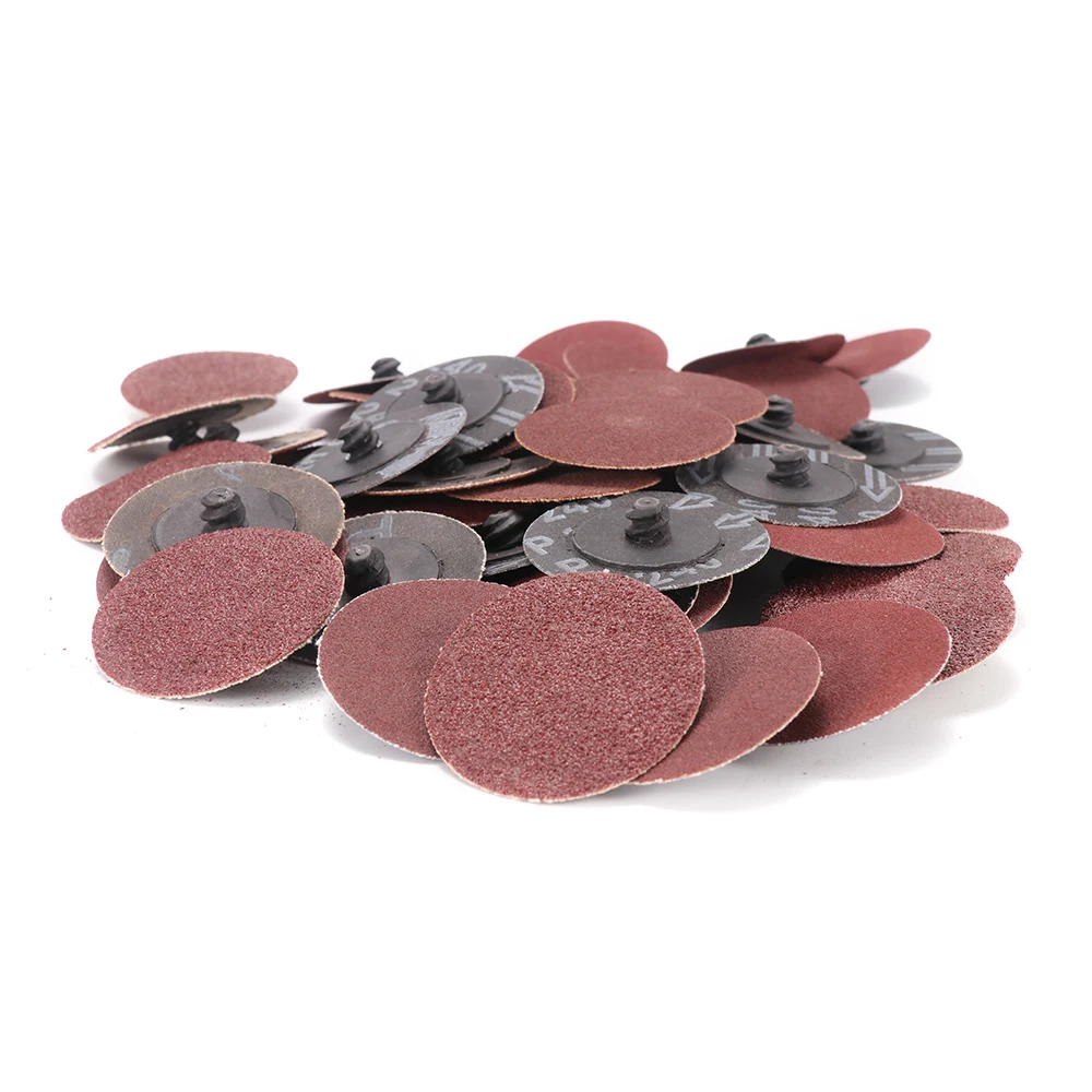 50pcs 2 inch Grit Round Shape Sanding Discs Buffing Sheet Sandpaper Sander Polishing Pad Abrasive Tool Accessories