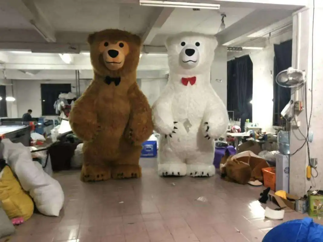 Advertising Inflatable Polar Bear Panda Mascot Costume Party Game Dress Outfits Clothing Advertising Carnival Festival Adults