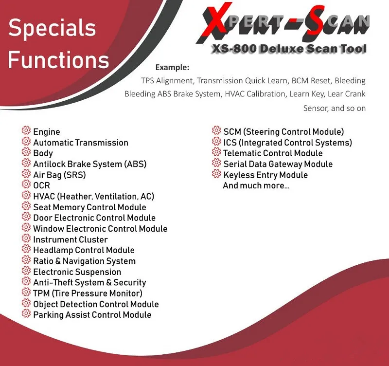 Инструмент для сканирования Xpert Scan XS 800 Deluxe
