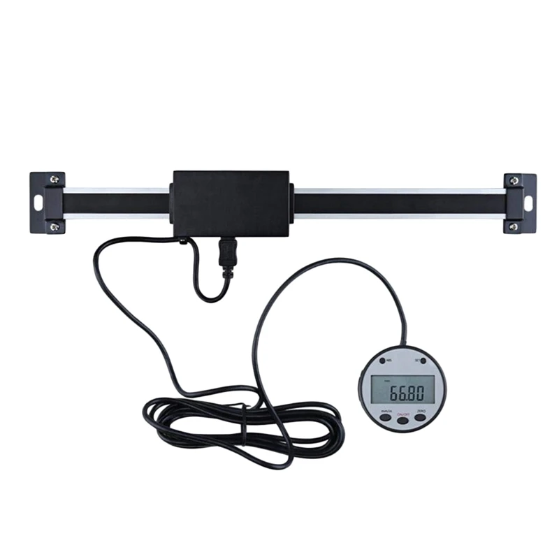 Horizontal Vertical Dual-Use Digital Display Scale Machine Tool Equipment Displacement Sensor Optical Grating Positioning Ruler